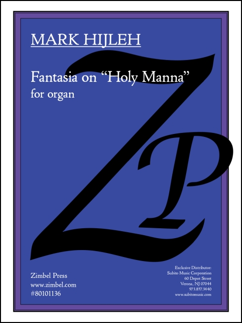 Fantasia on Holy Manna for organ