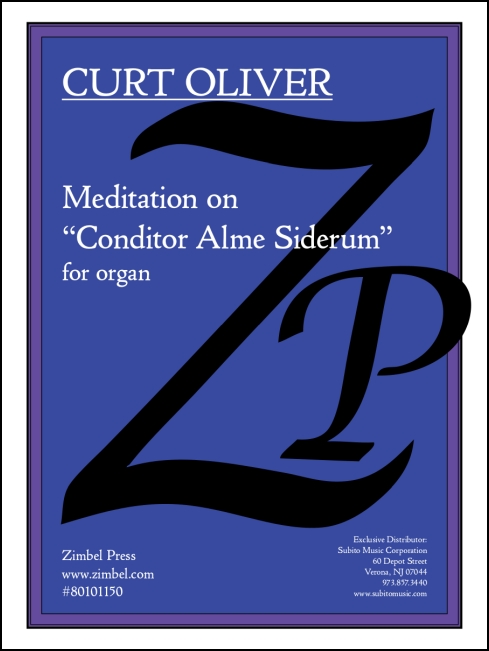 Meditation on Conditor Alme Siderum for organ - Click Image to Close