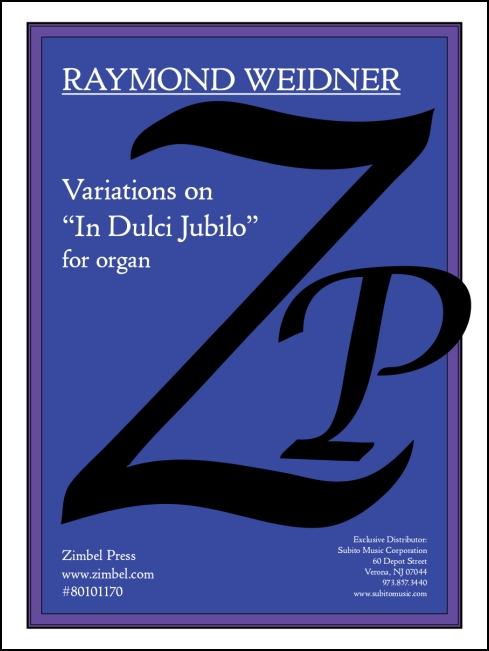 Variations on In Dulci Jubilo for organ