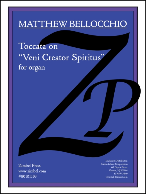 Toccata on Veni Creator Spiritus for organ