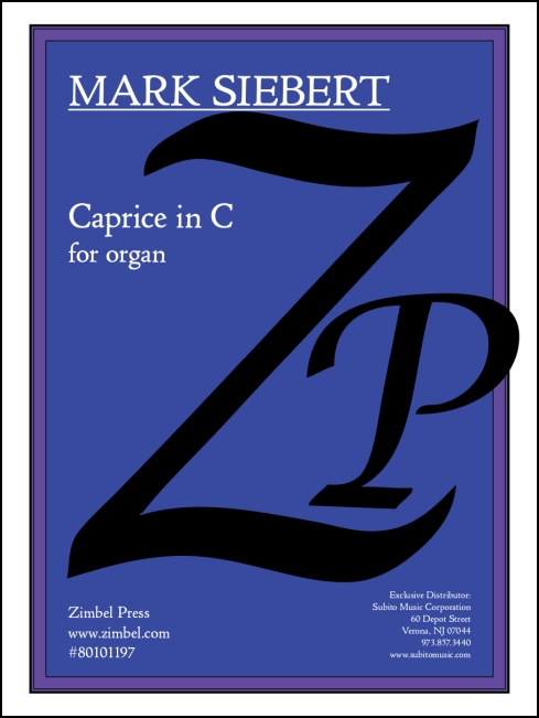 Caprice in C for organ