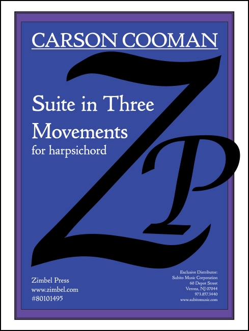 Suite in Three Movements for Harpsichord - Click Image to Close
