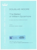 Ballad of William Sycamore, The for bass, flute, trombone & piano