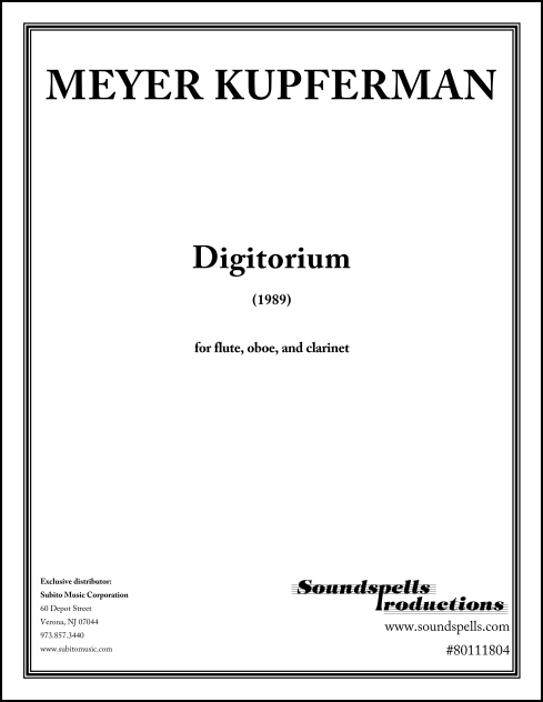 Digitorium for Flute, Oboe, Clarinet