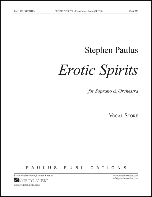 Erotic Spirits for Soprano & Orchestra (or Piano) - Click Image to Close