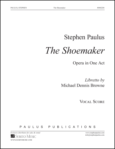 Shoemaker, The for Opera in 1 Act
