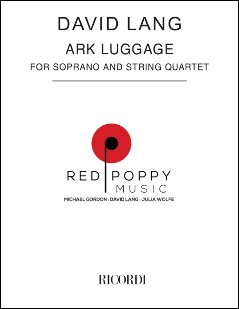 ark luggage for soprano and Piano