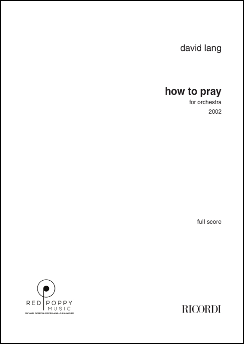 how to pray for orchestra