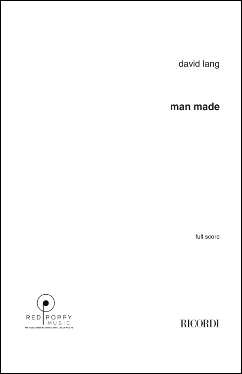 man made for percussion quartet & orchestra