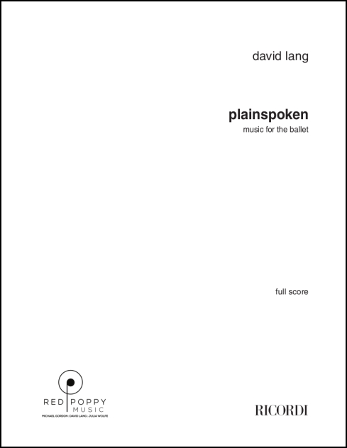 plainspoken for piano & string quartet