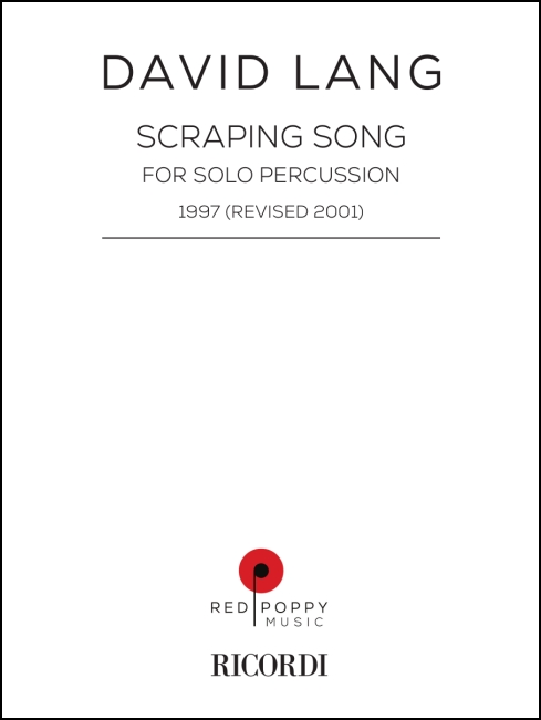 scraping song for solo percussion