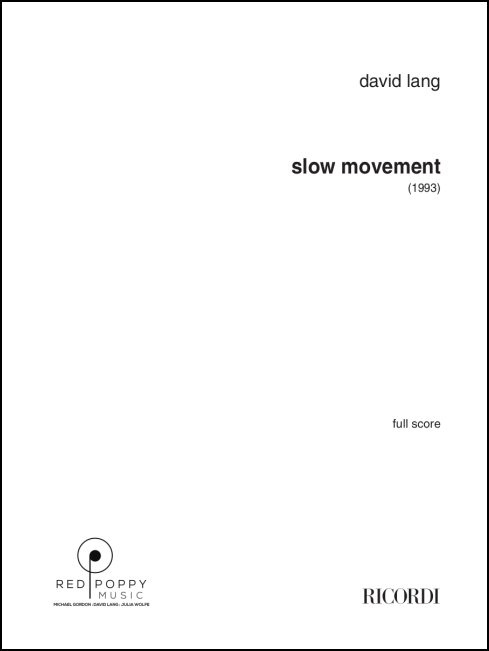 slow movement for large ensemble