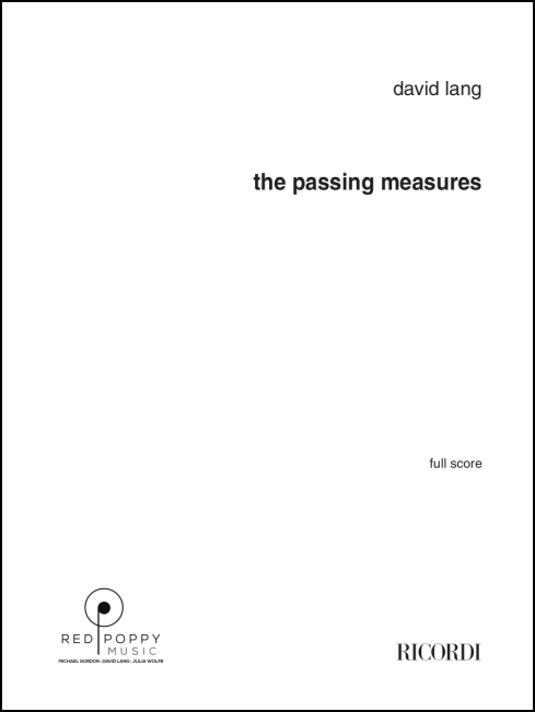 the passing measures for bass clarinet, 8 alto voices & orchestra - Click Image to Close