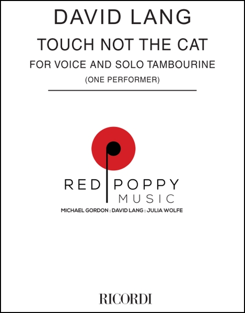 Touch not the cat for Voice & Tambourine (1 performer)