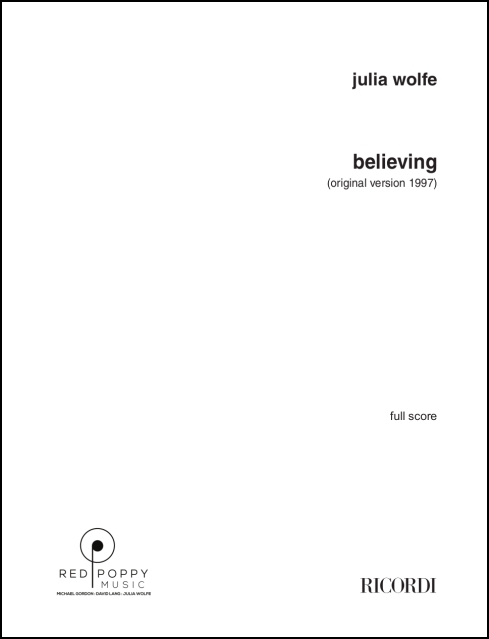 Believing (original 1997 version) for chamber ensemble