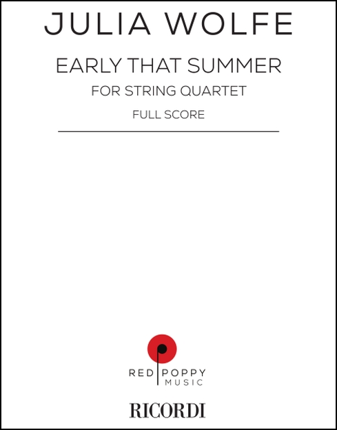 Early That Summer (score) for String Quartet