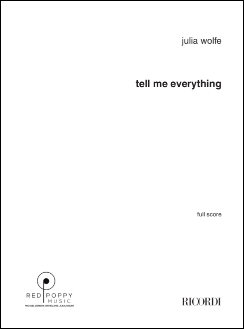 Tell me everything for orchestra - Click Image to Close