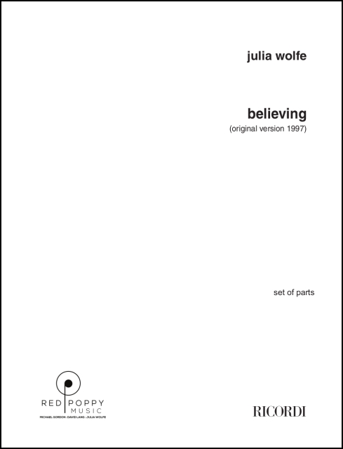 Believing (original 1997 version) for chamber ensemble