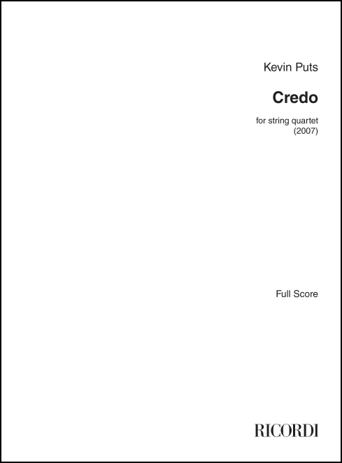 Credo for String Quartet - Click Image to Close