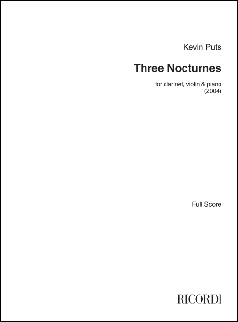 Three Nocturnes for Clarinet, Violin & Piano - Click Image to Close