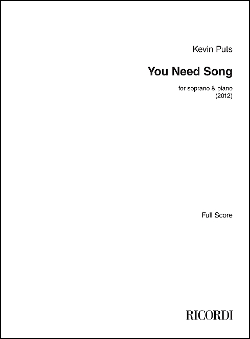 You Need Song for Soprano & Piano