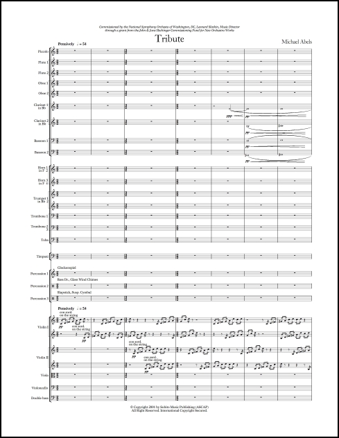 Tribute for orchestra - Click Image to Close