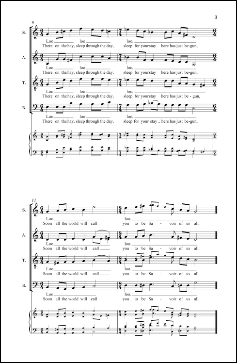 Four Carols for SATB chorus, a cappella - Click Image to Close