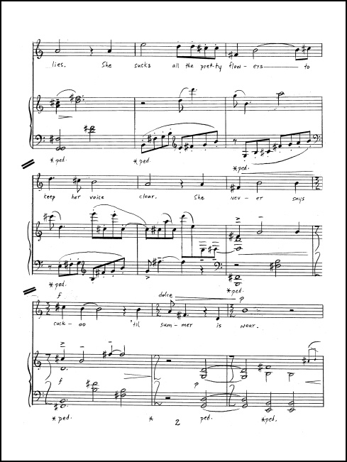 Appalachian Songbook II for voice & piano