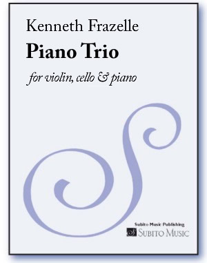 Piano Trio for violin, cello & piano