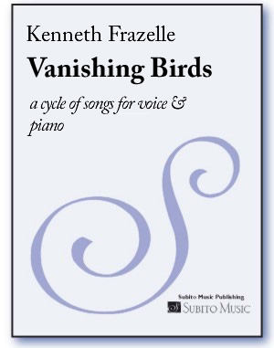 Vanishing Birds a cycle of songs for voice & piano