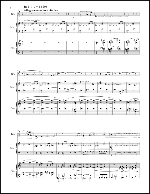 Gee's Bend Pieces for trumpet, percussion & piano - Click Image to Close