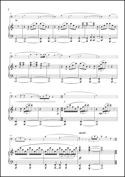 New Life, A sonata for bass trombone (or trombone) & piano