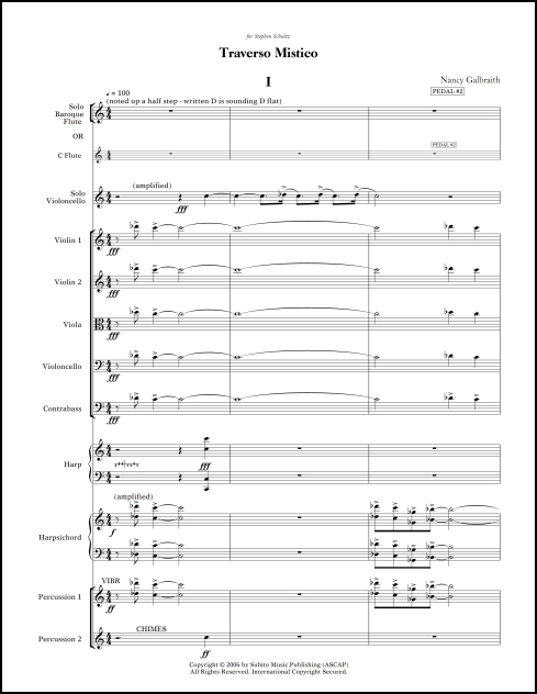 Traverso Mistico for flute, cello & ensemble - Click Image to Close