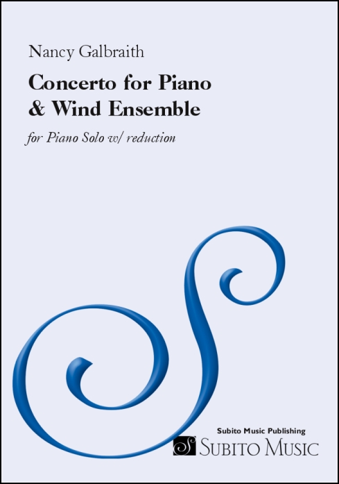 Concerto for Piano & Wind Ensemble Piano Solo w/ reduction - Click Image to Close