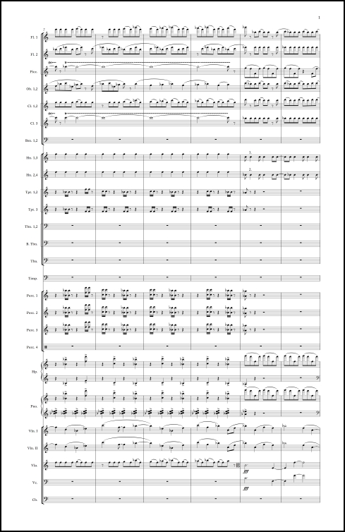 Festive Violet Pulse, A for orchestra - Click Image to Close