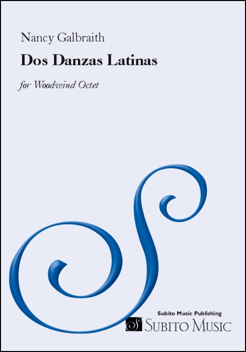 Dos Danzas Latinas for woodwind octet