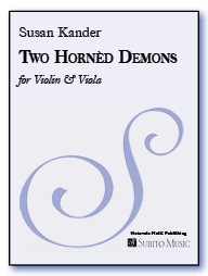 Two Hornèd Demons scherzo for violin & viola