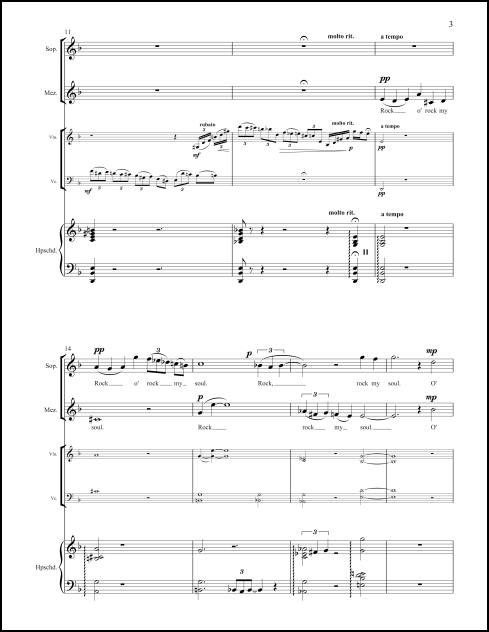 Partite Américaine for soprano, mezzo-soprano, violin, cello & harpsichord - Click Image to Close