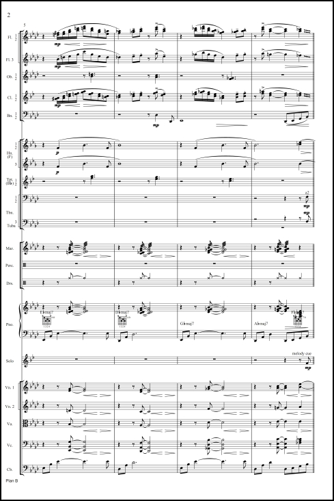 Plan B (arr. Bankey) for jazz soloist(s) & orchestra - Click Image to Close
