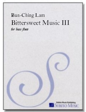 Bittersweet Music III for bass flute