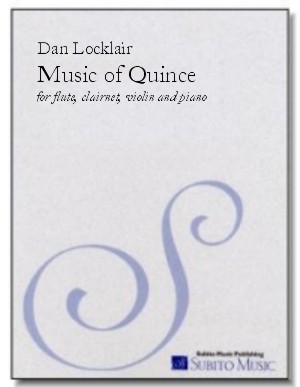 Music of Quince tone poem for flute, clarinet, violin & piano