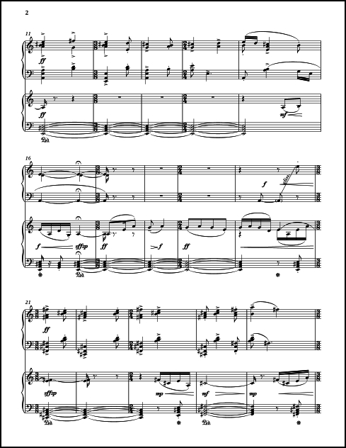 Concerto for Harp and Orchestra Piano reduction score