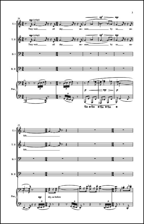 The Stars (from Winter for the Forgottens) for TTBB Chorus & Piano - Click Image to Close