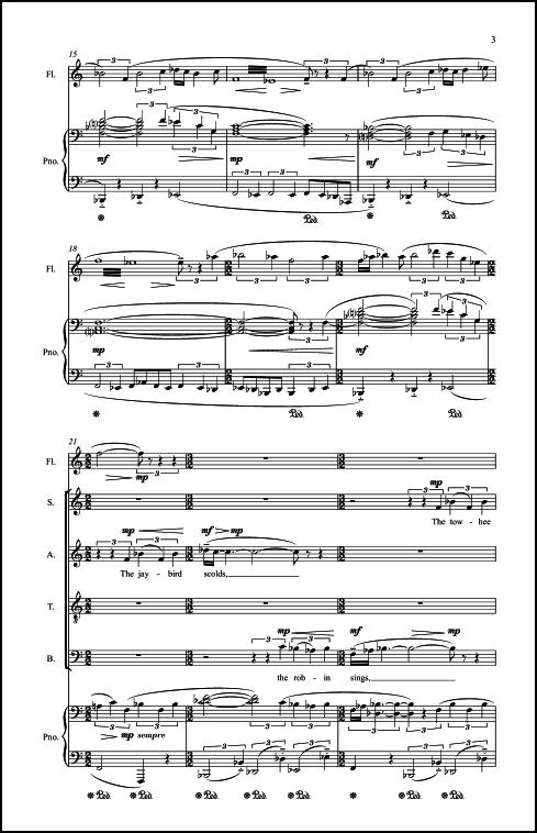 Duty (from The Playful Rainbow) for SATB Chorus & Piano (opt. Flute)