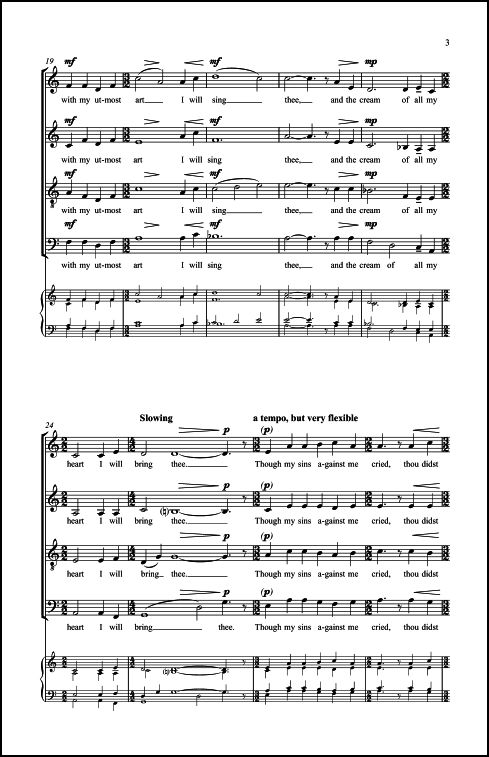 King of Glory, King of Peace for SATB Chorus, a cappella - Click Image to Close