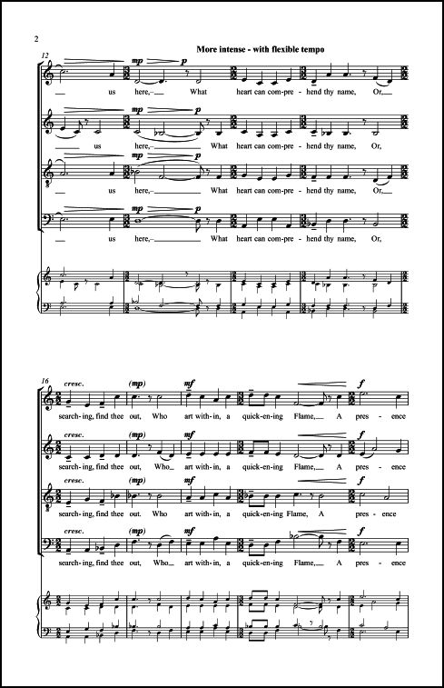 The Mystery of God for SATB Chorus, a cappella - Click Image to Close