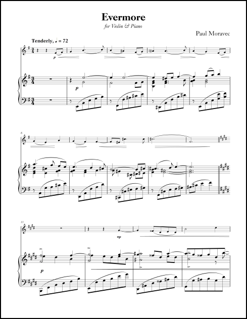 Evermore for violin & piano