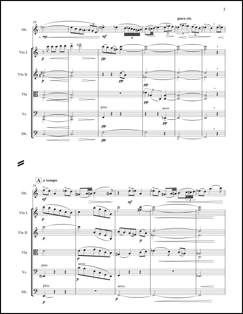 Oboe Sextet for oboe & string quintet