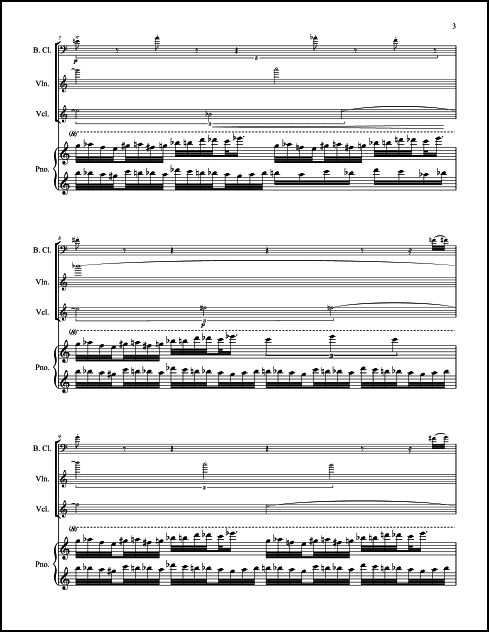 Grosse Fuge Fantasy for Bass Clarinet, Violin, Violoncello & Piano - Click Image to Close