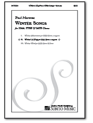 Winter Wind (from Winter Songs) for SATB Chorus & Piano - Click Image to Close